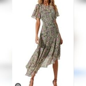 Astr The Label Asymetric Dress